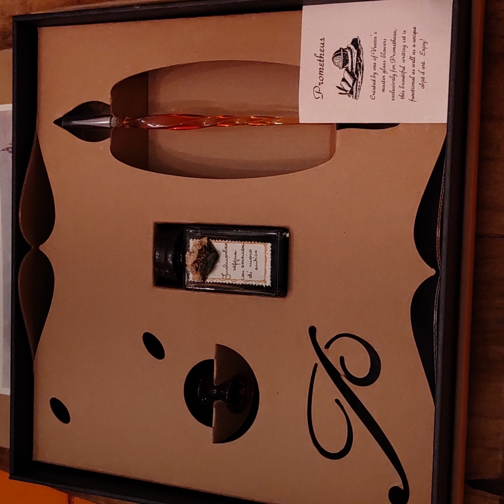 Venetian writing set.